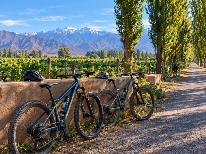 Wein- und Fahrradtour am Fuße der Anden