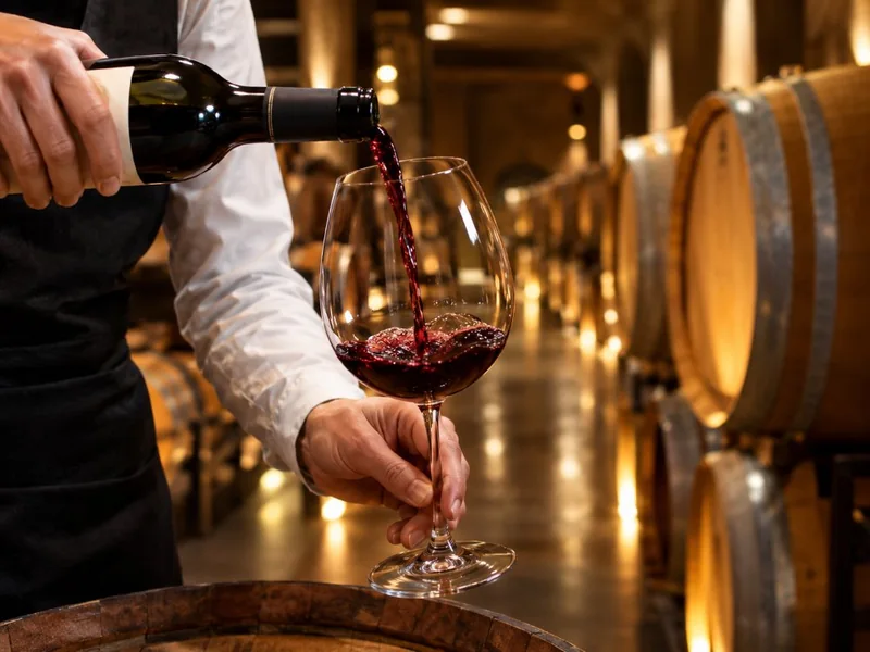 Kleingruppen-Luxus-Weintag mit Gourmet-Mittagessen